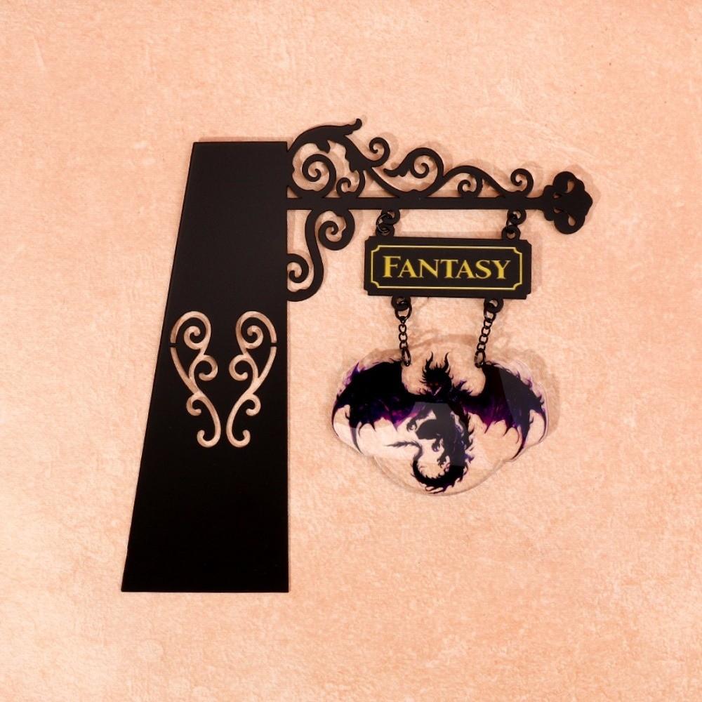 Gothic Style Dinosaur Metal Book Divider Gothic Bookshelf Decor Separate The Book Stand