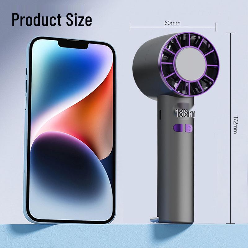 Portable Turbo Cooling Fan with Semiconductor Ice Pack