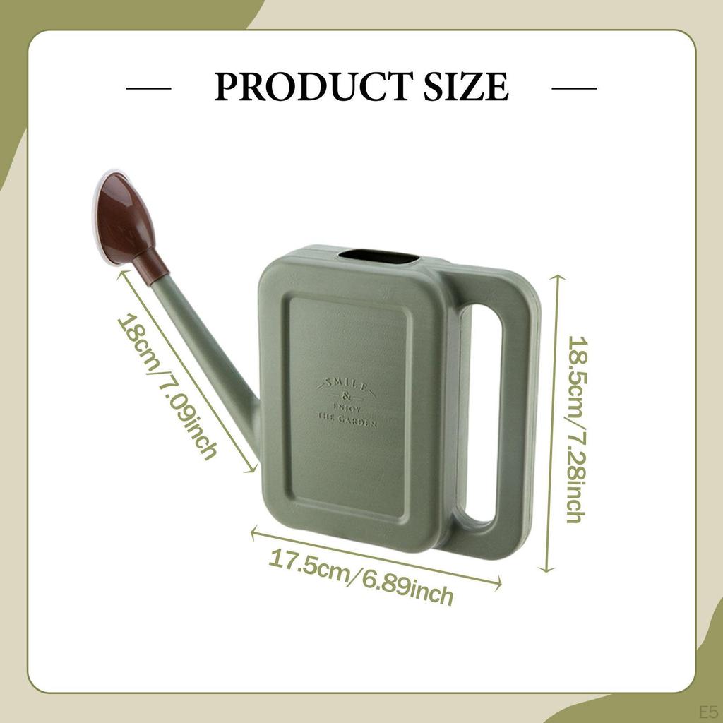 1 л Садовая лейка Лейка для цветов Маленькая Современная Съемная насадка-дождеватель Для