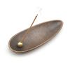 PureSino Incense Holder, Incense Stick Holder, Incense Dishes for Buddhist Altars, Soothing Incense Burner for Buddhist Altars, Gym, Yoga (Bronze)