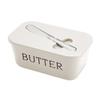 Rectangular Butter Storage Box Plastic Cheese Dish Multi-functional Butter Container  Refrigerator