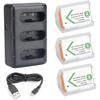 Запасная батарея NP-BX1 (3-Pack) и 3-канальный USB-зарядное устройство для Sony NP-BX1 и Sony DSC-RX100, DSC-RX100 II, DSC-RX100M II, DSC-RX100 III,