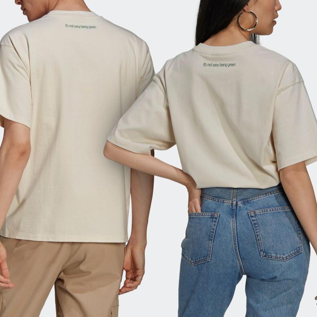 Adidas Originals Disney X  Tinker Bell Print Loose Fit Sport Round Neck Short Sleeve T-Shirt Unisex Tops Off-White GP3392