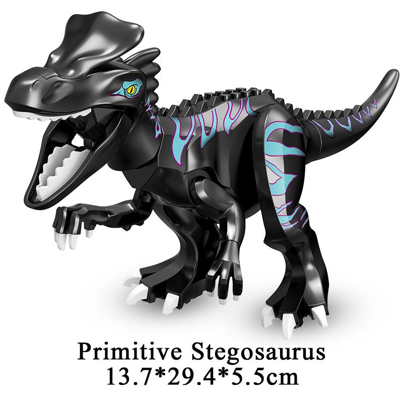 Мир Юрского периода Жестокий Раптор Тираннозавр Трицератопс Индоминус Рекс Модель Строительные блоки Дино Велоцираптор Фигурка Кирпичики Игрушки