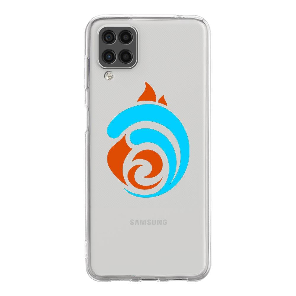 Милый чехол для телефона с логотипом Genshin Impact для Samsung A51 A71 A21S A12 A11 A31 A41 A01 A03S A13 A33 A73 A53 A52 A32 5G A23 Прозрачная крышка