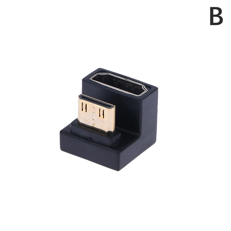 HDMI-совместимый адаптер U-образный L-конвертер с углом поворота 360 градусов Mini HD переходник HDMI-папа