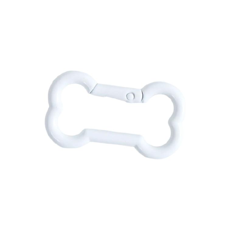 Брелок-брелок из цинкового сплава в форме кости Декорация Пружинный замок Доступен в 6 игривых цветовых вариантах