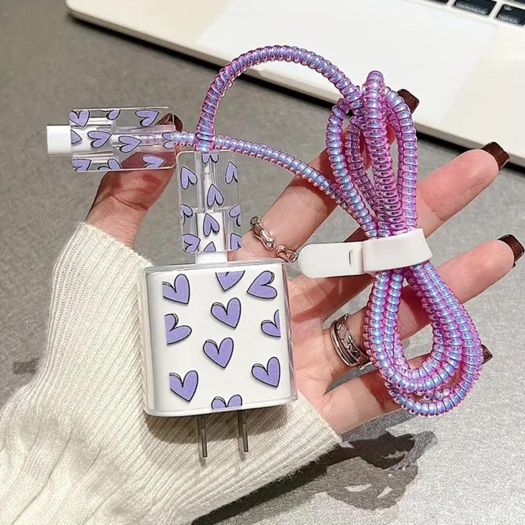 Зарядное устройство Защитный чехол Кабель для передачи данных Намоточный трос