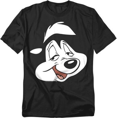 Футболка Popfunk Looney Tunes с лицом Пепе (черный)