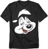 Футболка Popfunk Looney Tunes с лицом Пепе (черный)