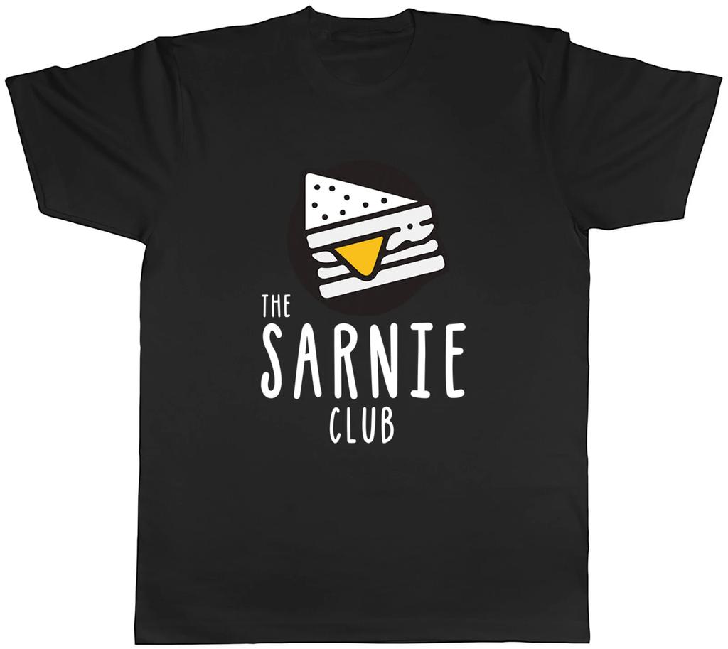 The Sarnie Club Mens T-Shirt Funny Sandwhich Lover Tee Gift