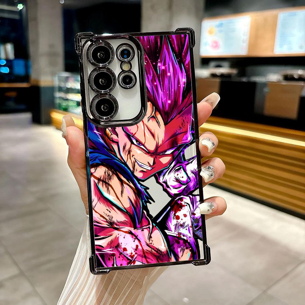 Чехол для телефона Samsung Galaxy S26 Ultra с изображением Веджеты из Аниме Dragon Ball Для Samsung S26 S25 S24 S23 S21 Ultra S20 FE S25 Plus Мягкий чехол