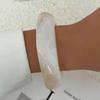 SHIXIN Vintage Thick Resin Acrylic Wide Bangle Bracelets for Women Trendy Geometric Irregular Cuff Bracelet Fashion Jewelry Gift