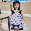 Cute And Stylish Children's Backpack For Kindergarten Girls Featuring Adorable Cartoon Characters Like Kuromi And Hello Kitty
