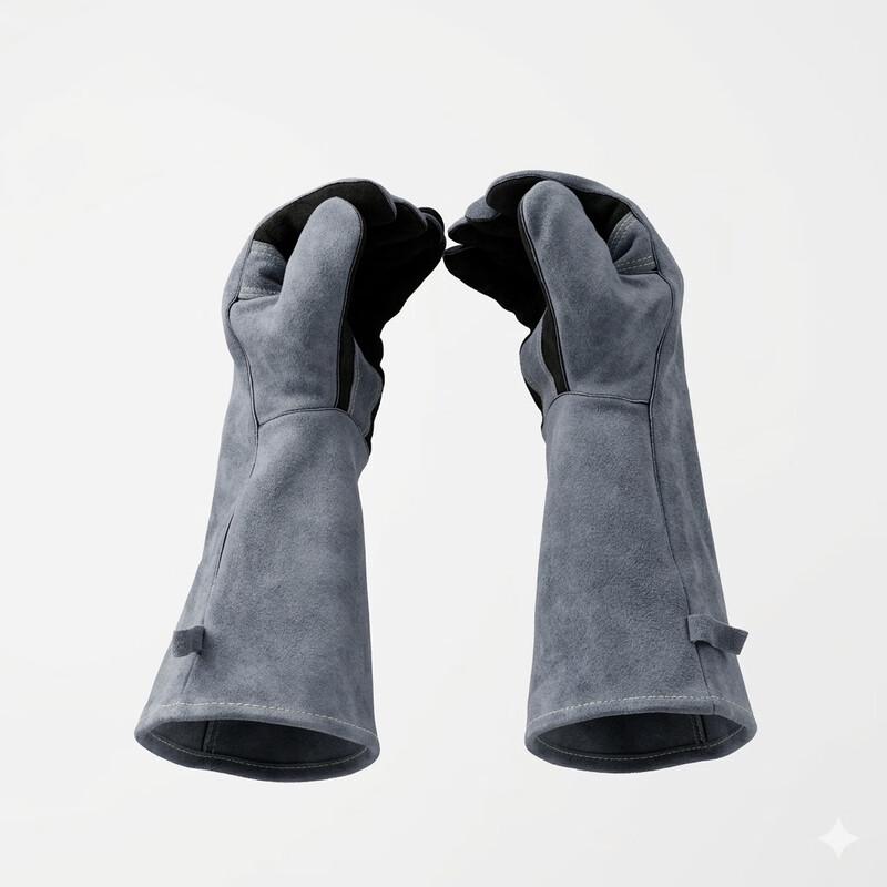 Сварочные перчатки из коровьей кожи, 40 см