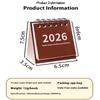 2025-2026 Мини Простой Календарь Маленький Настольный Календарь Креативный Календарь-Планировщик на Пружине Настольное Украшение Офисные Канцелярские Принадлежности