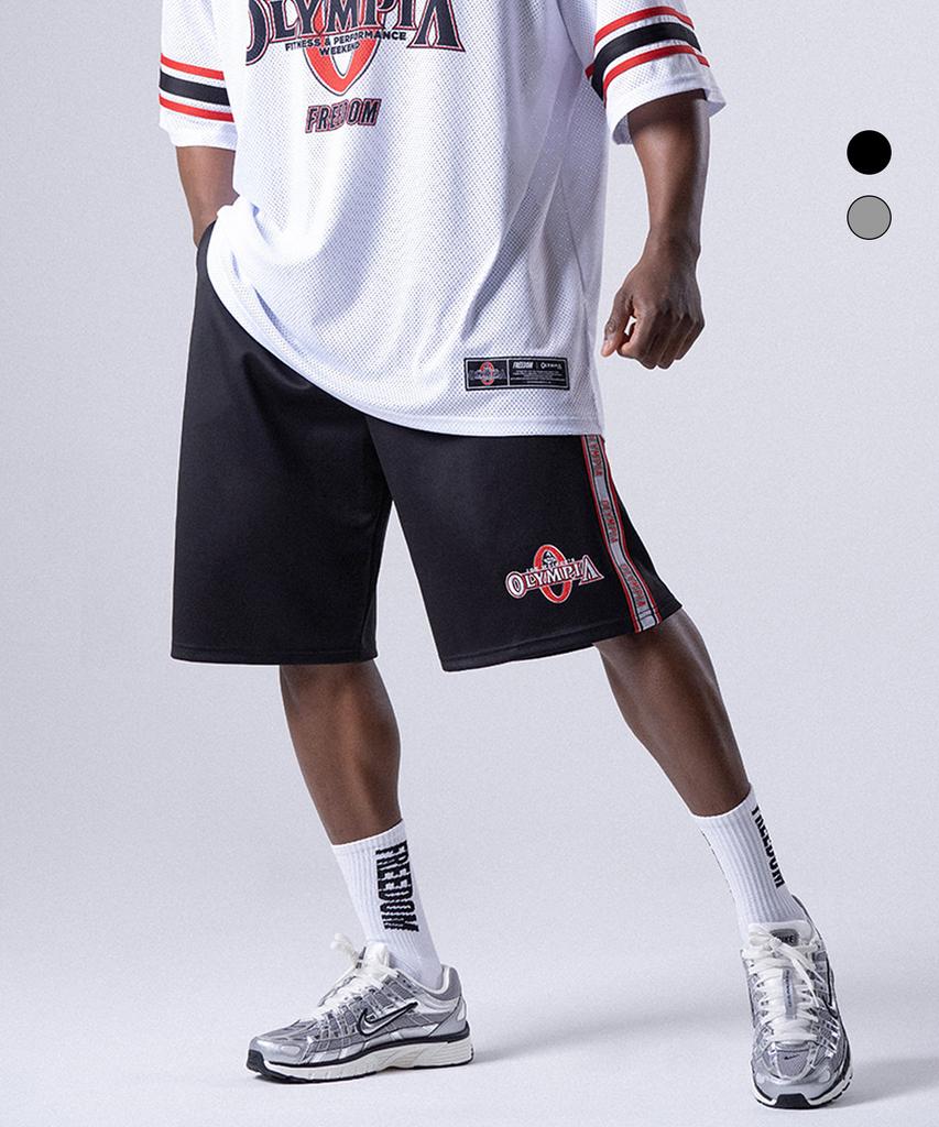 FREEDOM Olympia Lettering Bermuda Shorts_2 Colors