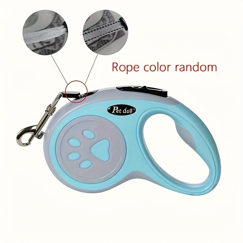Поводок-рулетка для собак, прочный нейлон, управление одним нажатием, идеально подходит для прогулок на свежем воздухе и путешествий с мелкими и средними домашними животными.