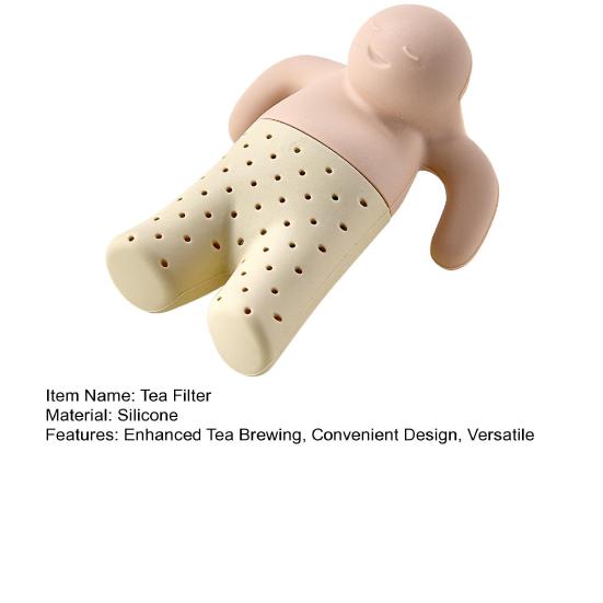 Силиконовый чайный фильтр Подвесной чайный заварник Многоразовый чайный инфузор Уникальный инструмент для заваривания чая для дома, ресторана, улицы, путешествий