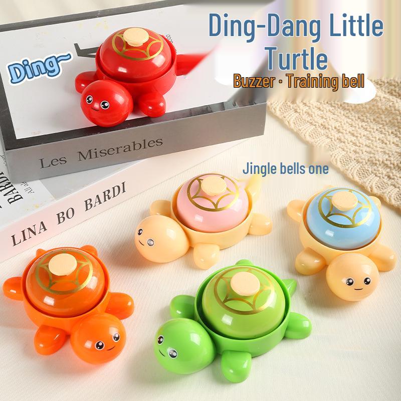 Cute Turtle Macaron Candy Box Buzzer - Cartoon Decompression Hand-Patting Bell Toy Gift