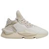 Y-3 Kaiwa Leather Comfortable Retro Mid-Top Lifestyle Sneakers Unisex Sneakers Beige JQ2454