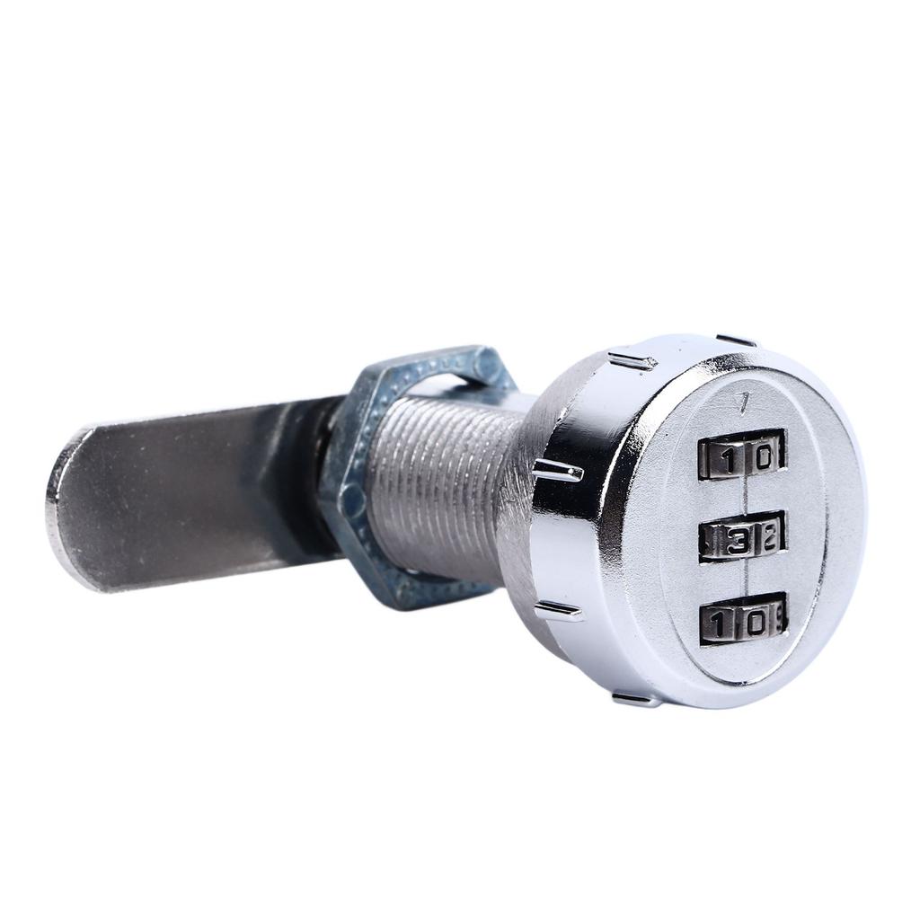 Combination Cabinet Cam Lock Mini 3 Digit Password Mechanical Cabinet Lock for Drawer Mailbox
