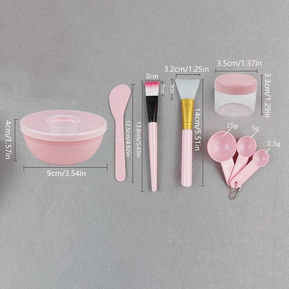 DIY Face Mask Mixing Bowl Set Silicone Facemask Mixing Tool Makeup Brushes Woman Facial Tools