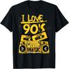Я люблю хип-хоп музыку 90-х - Ретро футболка с хип-хоп музыкой старой школы