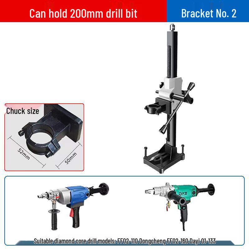 Diamond Core Drill for Concrete AC Vent Openings - Light-Duty Benchtop High-Power Machine
