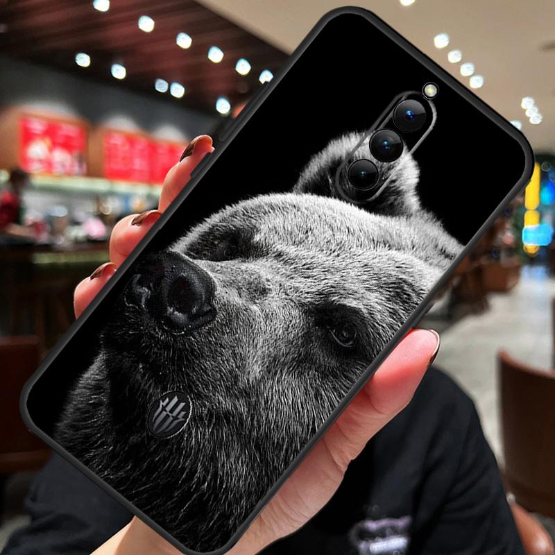 Милый чехол Медведь Гризли для ZTE Nubia Red Magic 10S 10 8 9 8S 9S 11 Pro Plus 10 Air 5G 6R 6 7 6S 7S Pro