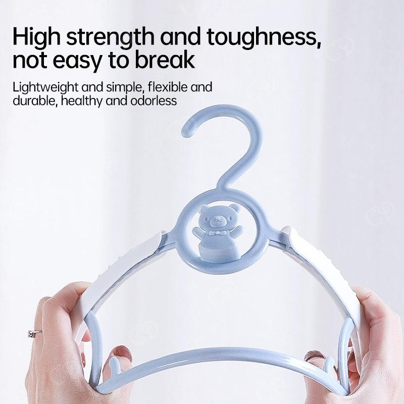 5 шт. Многофункциональная детская вешалка для одежды, гибкие стойки, пластиковые вешалки для одежды, детские вешалки, органайзер для детской одежды