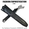 Высококачественный ремешок для часов из натуральной кожи 24x7 мм для Vacheron Constantin Overseas 4300V 4500V 5500V Ремешок для часов с механизмом быстрой замены