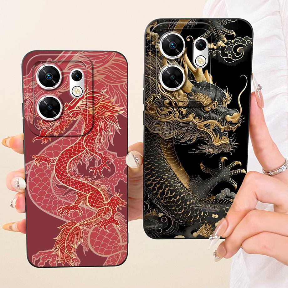Модный чехол с рисунком для Infinix Zero 30 4G 5G Zero X Neo X Pro, мягкий матовый силиконовый чехол с узором из бантиков, мультяшный кот