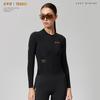 Womens Long Sleeve Cycling Jersey Breathable Quick-Dry Performance Bike Top Road Use