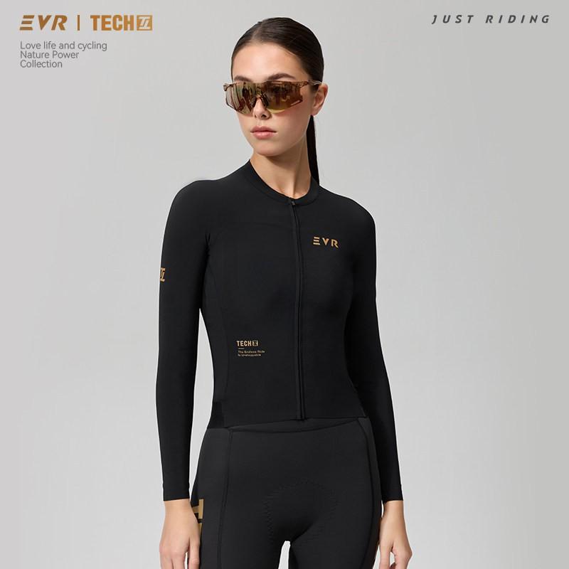 Womens Long Sleeve Cycling Jersey Breathable Quick-Dry Performance Bike Top Road Use