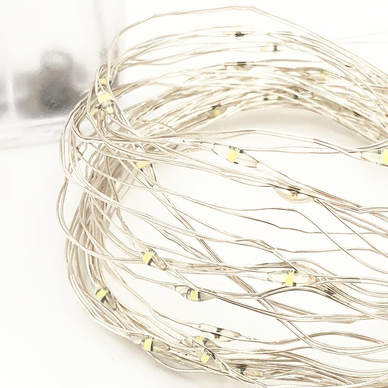 Outdoor String Lights, Christmas Star Lights, Battery Powered (Batteries Not Included), DIY LED Fairytale String Lights, Copper Wire Lights