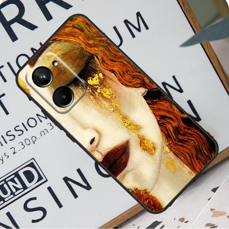 Густав Климт Чехол для Realme 12 Pro Plus 9 10 11 GT5 C51 C31 C67 C55 C53 C35 C33 C30 C21Y C25s GT Neo 6