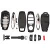 3/4 Кнопки Новый Умный Чехол-брелок для Ключа Зажигания Для Vw Volkswagen Touareg 2010-2014