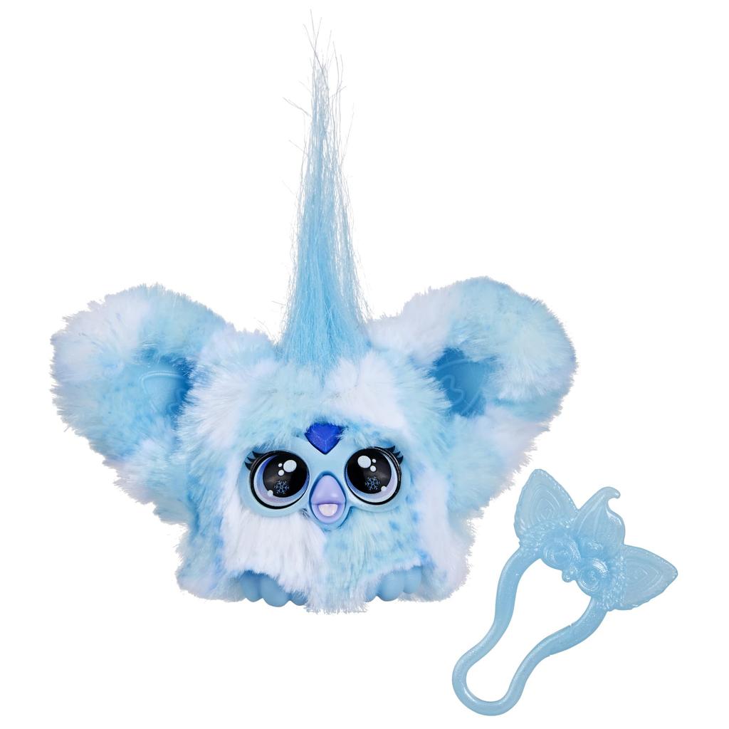 Hasbro Furby Furblets Snowway Зимняя модель Мини-друг, Более 45 звуков, Только язык Furby, Питание от батареек, Мягкая игрушка, Возраст 6+, Разноцветный, G0398, Оригинал