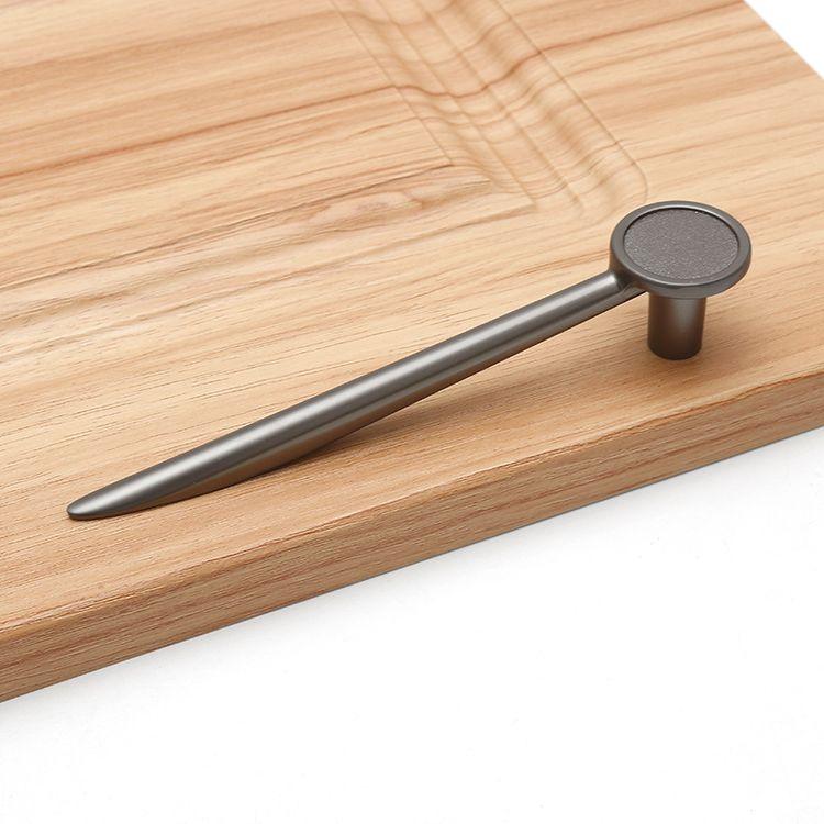 New Modern Polished Black Gold Chrome Bar Door Handles Simple Cabinet Wardrobe Drawer Furniture Pull Handles