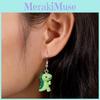 Dinosaur Pendant Earrings With Cute Animal Design Perfect For Autumn Ladies Accessory