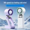 Portable Folding USB Mini Fan with Digital Display & Long Battery Life