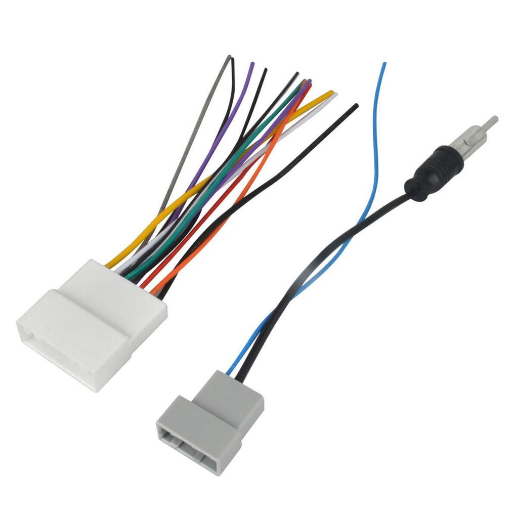 Auto Car Radio Audio 20Pin Wiring Harness Adapter for 70-7552 Cube Frontier Versa Audio Stereo Wire Connector Plug Cable