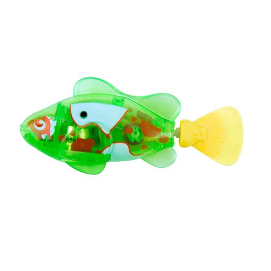 Игрушка Рыбка для Плавания со Светодиодной Подсветкой Водонепроницаемая Работающая от Батареек Симуляция