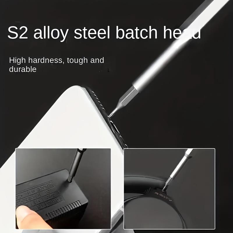 Набор прецизионных отверток 24-в-1, многофункциональный, нержавеющая сталь, полная разборка инструментальных бит для мобильных телефонов и планшетов с компактным футляром для переноски