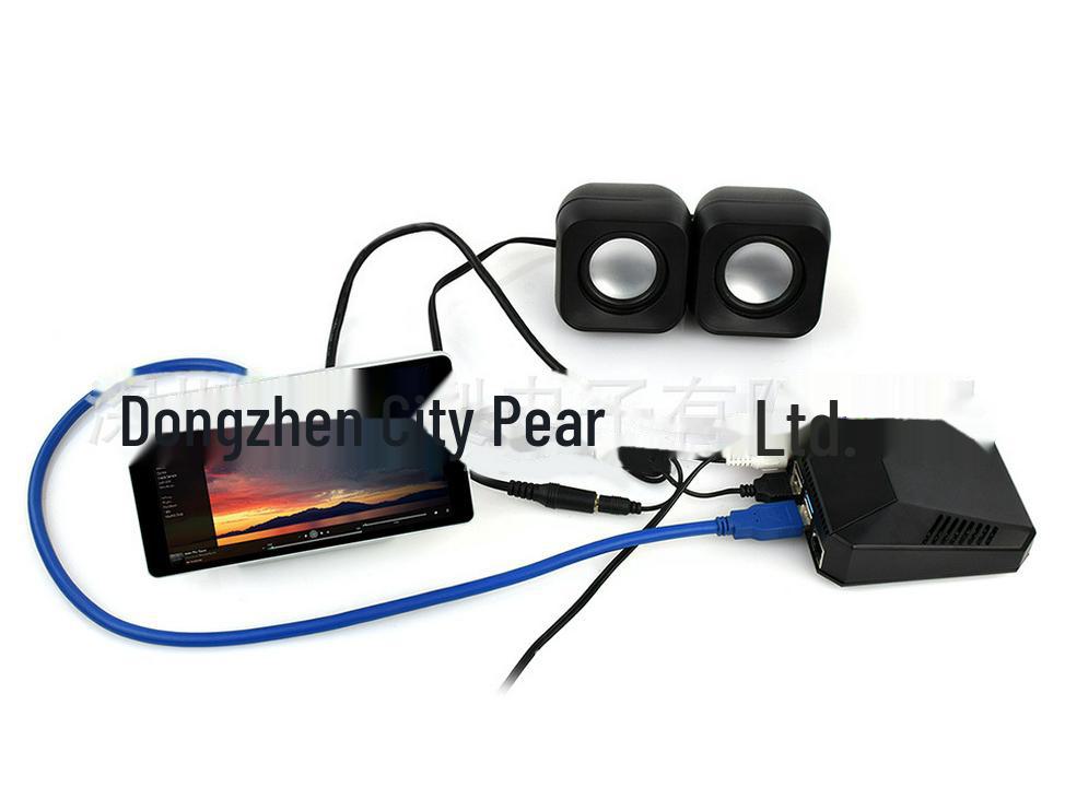 Raspberry Pi 4 B Hi-Fi Audio Output with Aluminum Alloy Argon Chassis