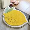 Little Fresh Fruit Special Imitation Cashmere Carpet Warm Machine Washable Bathroom Door Carpet Porch Mat Home Decor