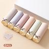6Pcs Women's Panties Cotton Breathable Underwear Girls Briefs Solid Panty Soft Underpants Sexy Low Waist Female Lingerie M-2XL