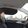 Summer Car Sun Visor Car Window Sun Shade Curtains Anti-Glare UV-Blocker Sun Protection Cover Electrostatic Adsorption