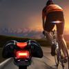ANTUSI A6 USB Charging COB Light Source Smart Cycling Bike Warning Alarm Tail Light with Remote Control